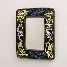 Miroir Oiseaux En Céramique Lisa Larson Série Harlequin/ Gustavsberg (3)