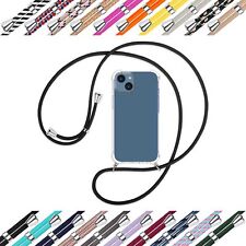 Collier (A) pour Apple iPhone 14 Coque avec cordon Bandoulière Etui
