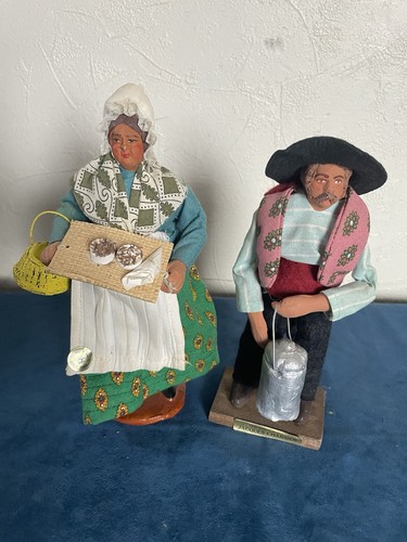Ancien couple santons de - couple,