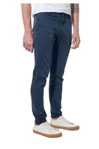Pantalon chino bleu marine