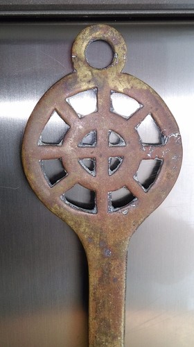 Ancienne bassinoire chauffe - ancienne,