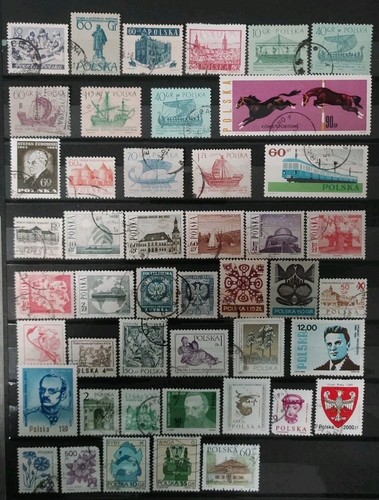 Pologne lot 46 timbres - de,