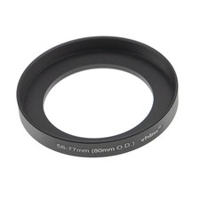 Bague adaptation 58mm-77mm pour boîte mate (matte box) 80 mm O.D.