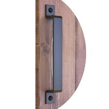 Noir Door Handle Acier Carbone