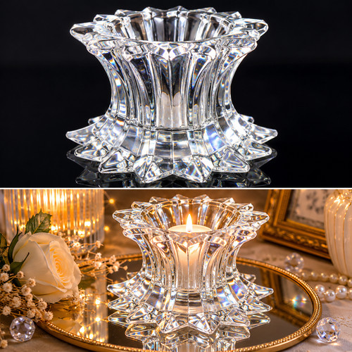 Photophore bougeoir cristal - bougeoir,
