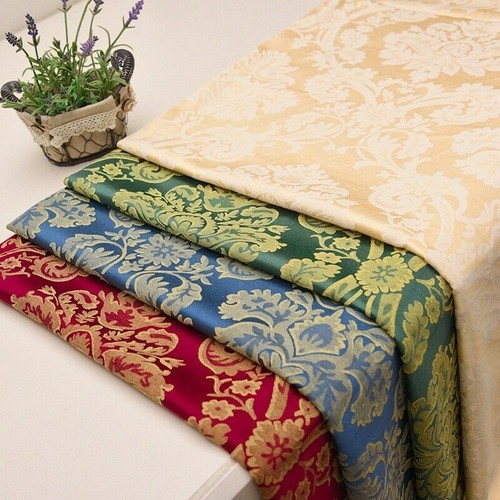 Tissu jacquard floral vintage - floral,