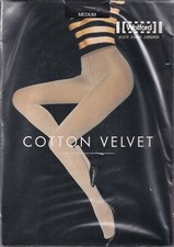Collant WOLFORD COTTON VELVET coloris Mocca. Taille M. Opaque tights.