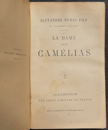 Dame aux camélias - la,