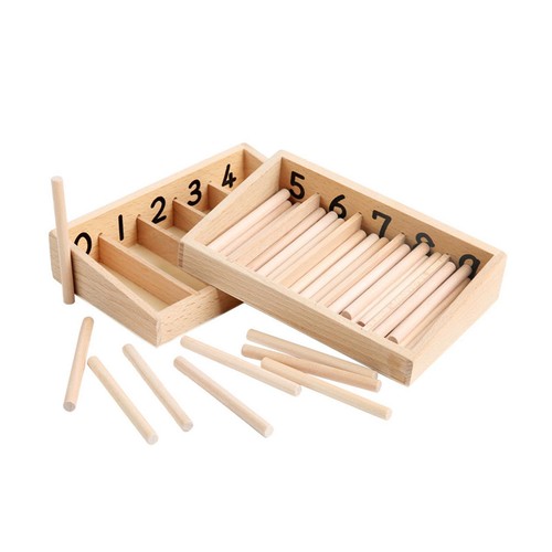 Boîte broche montessori - boîte, à