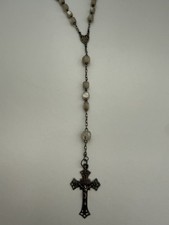Chapelet Ancien Argent Massif