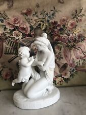 sculpture en biscuit porcelaine  Venus et L'amour   LA LECON  de L'AMOUR  Boizot