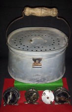 décoration  pèche rivière vivier moulinets année 50/60