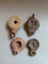 Lot 4x Lampe À Huile Romaine