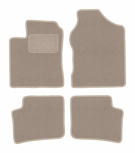 Tapis auto moquette beige - auto,