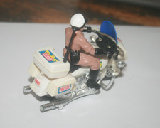 Moto Police US - Miniature ancienne en plastique