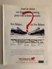 PUBLICITE 1993 - NEW BALANCE ATHLETIC SHOES - M577 - M820