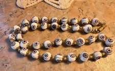 Collier perles verre murano - verre,