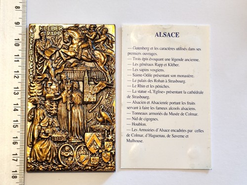 Medaille plaque provinces - medaille,