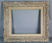 Cadre Montparnasse 68x59 cm feuillure 46x38 cm 8F bois sculpté patiné C636