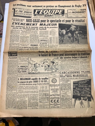 Equipe journal 12 1951 - l'equipe, 1/12/1951
