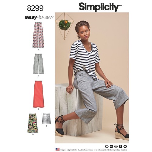 Simplicité 8299 jupe - 8299, ou