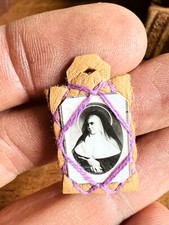 Reliquaire Tissus  Voyage Sacred Art Sacré XIX EMe Reliquary N62