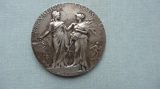 Médaille argent ministère - médaille,