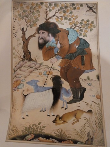 Peinture perse ancienne page - peinture,