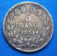 5 Francs Louis Philippe,  1831