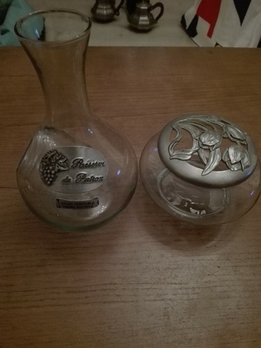 Carafe pot pourri verre - pot, (verre
