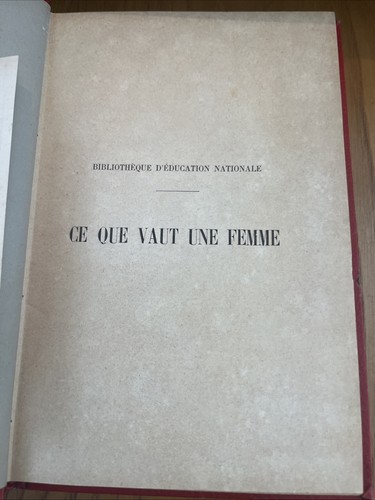 Livre ancien que vaut une - ce,