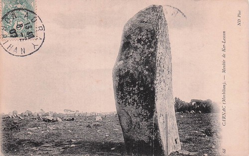 Carnac menhir ker lescan - carnac, de