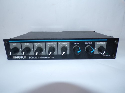 Shure scm262 stereo mixer - shure,