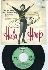 POP / Exotica Bob Charter TEPPAZ LYON 4563 Hula hoop / The Hula hoop song +2 ♫ 