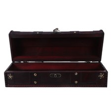  Coffret À Vin Rétro En Bois Boite Rangement Caisse Caisses Étui De Transport