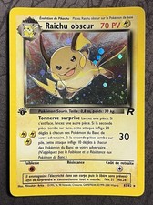 Carte pokemon raichu obscur - carte,