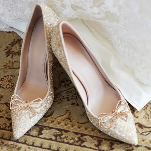 Clips chaussures mariée - ,