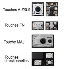 Touche clavier français - touche,