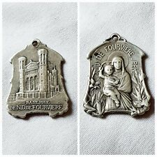 MEDAILLE en Argent /Art Nouveau/Nd DE FOURVIERE / TAIRAC/Basilique de Fourviere 
