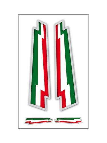Adhésifs drapeau italie en - 4,
