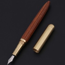 Stylo Plume En Bois Papeterie Fournitures De Bureau 0 7 Mm (bois De Rose)