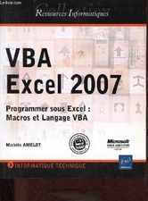 VBA Excel 2007 - Programmer