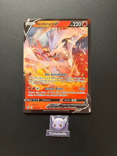 Carte pokémon reshiram - pokémon, v