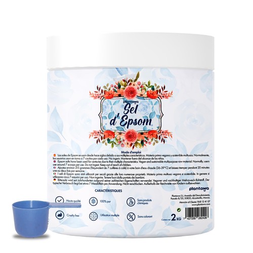 Sel epsom 2kg sulfate - sulfate, de