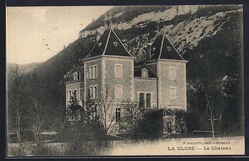 Cpa cluse château 1915 - cluse,,