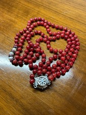 COLLIER DEUX RANGS EN PERLES