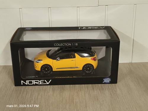 Norev citroen ds3 jaune 18 - citroen,