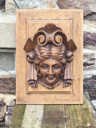 Ancienne sculpture une tête - sculpture,
