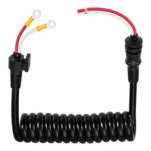 Curly power coil cord - curly,