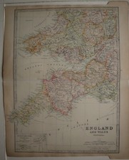 1871 Ancien Carte Sud Ouest